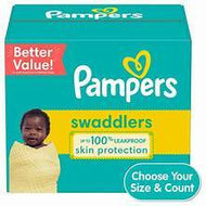 PAMPERS SWADDLERS DIAPERS SIZE NEWBORN 136 CT #ROCK VALUE PRODUCT ORDER BY MONDAY NOV 26 ARRIVING DEC 04 FOR DELIVERY#