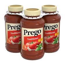 PREGO TRADITIONAL TOMATO PASTA SAUCE 45 OZ 3 CT #ROCK VALUE-ORDER BY  MONDAY EVENING NOV 19  ARRIVING NOV 27  FOR DELIVERY#