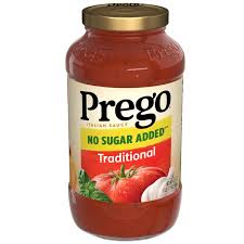PREGO TRADITIONAL ITALIAN SAUCE NO SUGAR ADDED 24 OZ