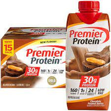 PREMIER PROTEIN 30G HIGH PROTEIN SHAKE, CHOCOLATE PEANUT BUTTER(11 FL OZ, 15 PK) #ROCK VALUE-ORDER BY  MONDAY EVENING OCT 29 ARRIVING NOV 06   FOR DELIVERY#