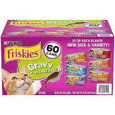 PURINA FRISKIES PRIME PATE WET CAT FOOD VARIETY PACK 5.5 OZ 60 CT  #ROCK VALUE-ORDER BY  MONDAY EVENING NOV 19 ARRIVING NOV 27 FOR DELIVERY#