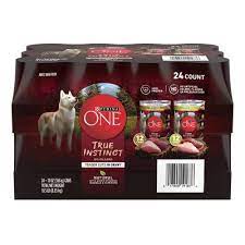 PURINA ONE NATURAL CANNED WET DOG FOOD TRUE INSTINCT TENDER CUTS VARIETY PACK 13 OZ 24 CT #ROCK VALUE-ORDER BY  MONDAY EVENING NOV 19 ARRIVING NOV 27 FOR DELIVERY#