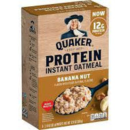 QUAKER SELECT STARTS PROTEIN INSTANT OATMEAL BANANA NUT 2.15 OZ 6 CT