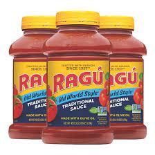 RAGU OLD WORLD STYLE TRADITIONAL PASTA SAUCE 45 OZ 3 CT #ROCK VALUE-ORDER BY  MONDAY EVENING NOV 19  ARRIVING NOV 27  FOR DELIVERY#