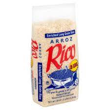 RICO ENRICHED LONG GRAIN RICE 5 LB #ROCK VALUE-ORDER BY  TUESDAY EVENING AUGUST 19 ARRIVING AUGUST 27 FOR DELIVERY#