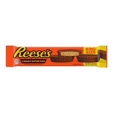 REESE'S PEANUT BUTTER CUPS KING SIZE 2.8 OZ