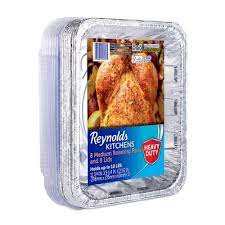 REYNOLDS KITCHENS ALUMINUM MEDIUM LOAF PANS WITH LIDS 12 CT #ROCK VALUE-ORDER BY  MONDAY EVENING NOV 19  ARRIVING NOV 27  FOR DELIVERY#