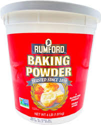 RUMFORD  BAKING POWDER 4 LB #ROCK VALUE-ORDER BY  TUESDAY EVENING NOV 25 ARRIVING DEC 03 FOR DELIVERY#