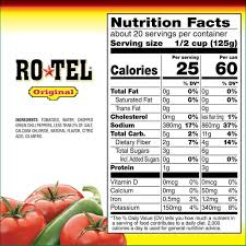 ROTEL ORIGINAL DICED TOMATOES & GREEN CHILIES 10 OZ