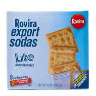 ROVIRA EXPORT SODAS LITE CRACKERS 9.0 OZ
