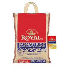 ROYAL BASMATI RICE 20 LBS #ROCK VALUE-ORDER BY  MONDAY EVENING NOV 19  ARRIVING NOV 27  FOR DELIVERY#