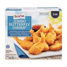 SEAPAK OVEN CRISPY JUMBO BUTTERFLY SHRIMP 32 OZ