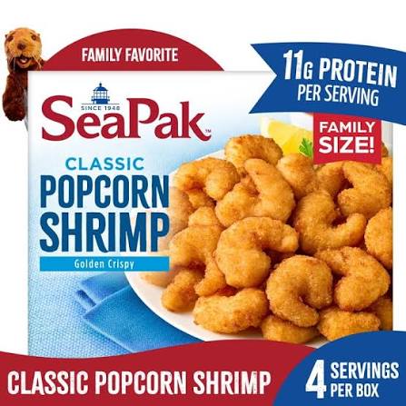 SEAPAK OVEN CRISPY POPCORN SHRIMP 25 OZ