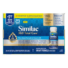 SIMILAC 360 TOTAL CARE READY TO FEED INFANT FORMULA 8 FL OZ 24PK #ROCK VALUE PRODUCT ORDER BY TUESDAY MAR 10 ARRIVING MAR 18 FOR DELIVERY#