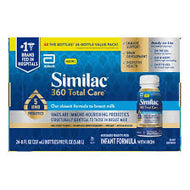 SIMILAC 360 TOTAL CARE READY TO FEED INFANT FORMULA 8 FL OZ 24PK #ROCK VALUE PRODUCT ORDER BY TUESDAY MAR 10 ARRIVING MAR 18 FOR DELIVERY#