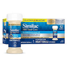 SIMILAC 360 TOTAL CARE READY TO FEED INFANT FORMULA 8 FL OZ 12PK #ROCK VALUE PRODUCT ORDER BY TUESDAY JUNE 09 ARRIVING JUNE 17 FOR DELIVERY#