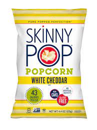 SKINNYPOP WHITE CHEDDAR POPCORN 1 OZ