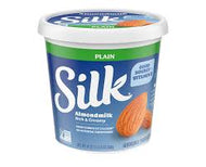 SILK DAIRY FREE PLAIN PLANT BASED ALMOND MILK YOGURT ALTERNATIVE TUB 24 OZ #ROCK VALUE-ORDER BY THURSDAY EVENING NOV 14  ARRIVING NOV 19  FOR DELIVERY#