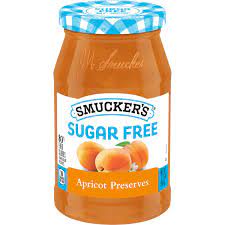 SMUCKER'S SUGAR FREE APRICOT PRESERVES WITH SPLENDA 12.75 OZ  #ROCK VALUE-ORDER BY  MONDAY EVENING NOV 26 ARRIVING DEC 04  FOR DELIVERY#