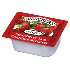 SMUCKER'S STRAWBERRY JAM 200 CT .5 OZ #ROCK VALUE-ORDER BY  TUESDAY EVENING NOV 25 ARRIVING DEC 03 FOR DELIVERY#