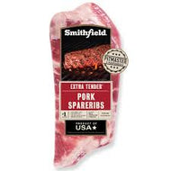 SMITHFIELD FRESH PORK SPARERIBS 6LB AVG ($2.80LB) # ROCK VALUE PRODUCT. ORDER BY  WEDNESDAY EVENING NOV 14 FOR NOV 19 DELIVERY#