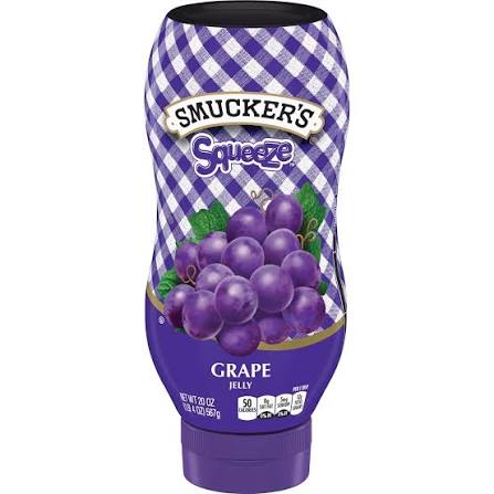 SMUCKER'S GRAPE JELLY SQUEEZE  20 OZ