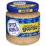 SPICE WORLD MINCED GARLIC 8 OZ