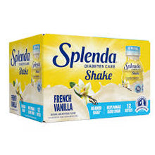 SPLENDA DIABETES CARE SHAKE 8 OZ  6 CT FRENCH VANILLA#ROCK VALUE-ORDER BY  TUESDAY EVENING NOV 04 ARRIVING NOV 12  FOR DELIVERY#