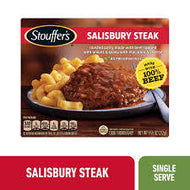 STOUFFERS SALISBURY STEAK INDIVIDUAL 9.6 OZ # ROCK VALUE PRODUCT. ORDER BY  WEDNESDAY EVENING NOV 14 FOR NOV 19 DELIVERY#