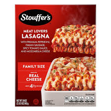STOUFFER'S MEAT LOVER'S LASAGNA FAMILY SIZE OVEN READY 34 OZ