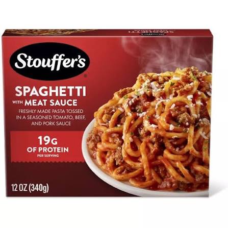 STOUFFER'S SPAGHETTI AND MEAT SAUCE 12 OZ
