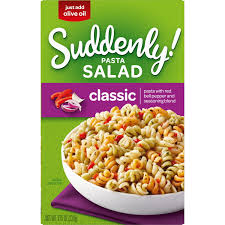 SUDDENLY PASTA CLASSIC SALAD MIX WITH RED PEPPERS AND SEASONING  7.75 OZ