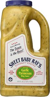 SWEET BABY RAY'S GARLIC PARMESAN WING SAUCE 64 OZ  #ROCK VALUE-ORDER BY  TUESDAY EVENING NOV 25 ARRIVING DEC 03 FOR DELIVERY#