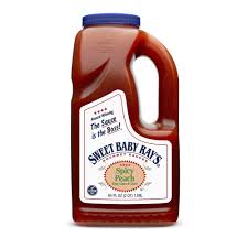 SWEET BABY RAY'S SPICY PEACH SAUCE 64Z  #ROCK VALUE-ORDER BY  TUESDAY EVENING NOV 25 ARRIVING DEC 03 FOR DELIVERY#