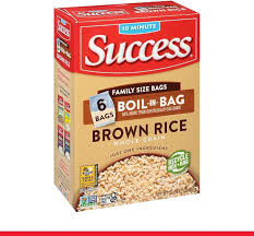 Success 10 Minute Boil-in-bag Brown Rice 32 oz Family Size 6 Bags