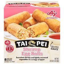 TAI PEI SHRIMP EGG ROLLS 8CT 24.5 OZ