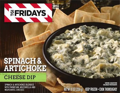 TGIF SPINACH AND ARTICHOKE CHEESE DIP 0.8 OZ
