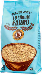 TRADER JOES 10 MINUTE FARRO 8.8 OZ #ROCK VALUE-ORDER BY  TUESDAY EVENING AUGUST 19 ARRIVING AUGUST 27 FOR DELIVERY#