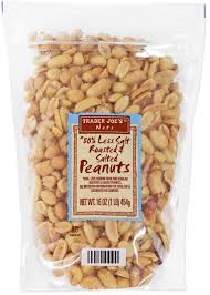 TRADER JOE'S 50% LESS SALT ROASTED AND SALTED PEANUTS 16 OZ #ROCK VALUE-ORDER BY TUESDAY EVENING NOV 25 ARRIVING DEC 03 FOR DELIVERY#
