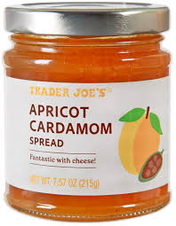 APRICOT CARDAMOM SPREAD 7.57 OZ #ROCK VALUE-ORDER BY  TUESDAY EVENING SEP 30  ARRIVING OCT 08   FOR DELIVERY#