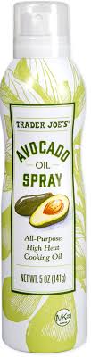 TRADER JOES AVOCADO SPRAY OIL 5 OZ #ROCK VALUE-ORDER BY  TUESDAY EVENING AUGUST 19 ARRIVING AUGUST 27 FOR DELIVERY#
