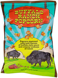 TRADER JOE'S BUFFALO RANCH POPCORN 5 OZ #ROCK VALUE-ORDER BY TUESDAY EVENING NOV 25 ARRIVING DEC 03 FOR DELIVERY#