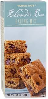 TRADER JOES BLONDIE BAR BAKING MIX 15.5 OZ #ROCK VALUE-ORDER BY  TUESDAY EVENING SEP 02  ARRIVING  SEP 10   FOR DELIVERY#