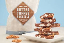 TRADER JOE'S BUTTER TOFFEE PRETZELS 10 OZ #ROCK VALUE-ORDER BY TUESDAY EVENING NOV 25 ARRIVING DEC 03 FOR DELIVERY#