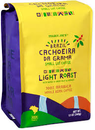 TRADER JOE'S BRAZIL CACHOEIRA DA GRAMA SMALL LOT COFFEE 12 OZ #ROCK VALUE-ORDER BY  TUESDAY EVENING JULY 15 ARRIVING JULY 23   FOR DELIVERY#