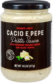 CACIA E PEPE PASTA SAUCE 14.5 OZ #ROCK VALUE-ORDER BY  TUESDAY EVENING OCT 07  ARRIVING OCT 15   FOR DELIVERY#