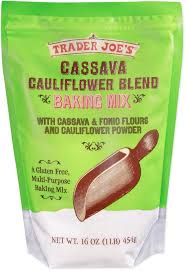 TRADER JOES CASSAVA CAULIFLOWER BLEND BAKING MIX 16 OZ #ROCK VALUE-ORDER BY  TUESDAY EVENING DEC 23  ARRIVING  DEC 31   FOR DELIVERY#
