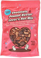 TRADER JOE'S CHOCOLATE AND PEANUT BUTTER LOVER'S NUT MIX 12 OZ #ROCK VALUE-ORDER BY TUESDAY EVENING NOV 25 ARRIVING DEC 03 FOR DELIVERY#
