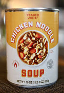 TRADER JOES CHICKEN NOODLE SOUP 19 OZ #ROCK VALUE-ORDER BY TUESDAY EVENING SEP 30 ARRIVING OCT 08 FOR DELIVERY#