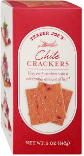 TRADER JOE'S CHILE CRACKERS 5 OZ #ROCK VALUE-ORDER BY TUESDAY EVENING NOV 25 ARRIVING DEC 03 FOR DELIVERY#